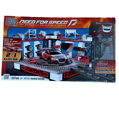 Mega Blocks Need For Speed Custom Garage 337 Pcs 95720 - Image 1 of 4