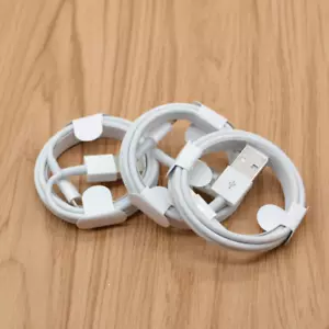 3 PACK USB Data Fast Charger Cable Cord For Apple iPhone 5 6 7 8 X 11 12 13 MAX - Picture 1 of 13