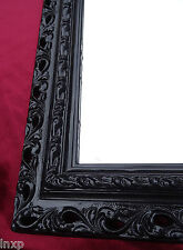 Miroir Mural 43x36 Miroir Baroque Rectangulaire Noir Cadre Photo Arabesco 4