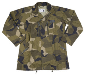 Swedish Army M90 Camo Field Jacket Splinter Camouflage Military Parka UK