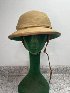 Vtg Abercrombie & Fitch Safari Pith Hat "His Majesty" England - Picture 1 of 9