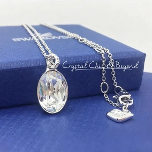 AUTÉNTICO SWAROVSKI NUEVO Collar Travers Colgante Cristal Ovalado 1192951 - Imagen 1 de 3