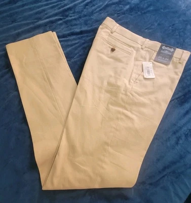 Pantalones de vestir para hombre Murano Evan Fit 30x32 delantero pierna cónica chino caqui Foto 1 de 4