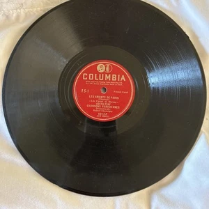 EDITH PIAF-Les Amants De Paris /Monsieur Lenoble-COLUMBIA 4012-F VG+ 78 10" - Picture 1 of 4