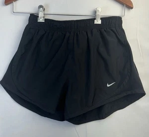 Nike Dri-FIT Black Running Shorts M Built-In Brief Liner Lightweight Athleisure - Picture 1 of 12