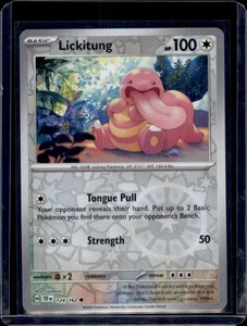 Lickitung SV05: Pokémon Fuerzas Temporales #124/162 Holograma Inverso Casi Nuevo+ - Imagen 1 de 2