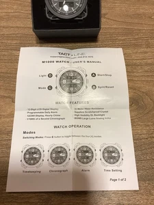 NEU Tactline M1000 Uhr kombiniert Analog Digital Militär Glocke & Luminox Glow - Bild 1 von 9