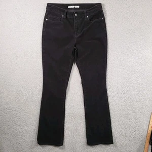 Lands End Cordhose Damen 4 schwarz Bootcut Schlag 5 Taschen Komfort - Bild 1 von 13