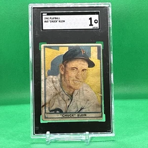SGC 1 1941 Playball #60  Chuck Klein HOF - Picture 1 of 2