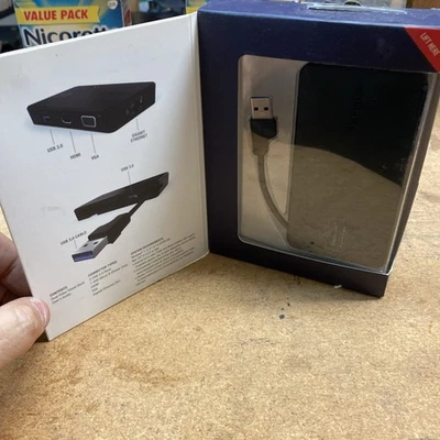 Targus VersaLink Universal Travel Docking Station ~HDMI/VGA/Ethernet/USB SEALED - Image 1 of 2