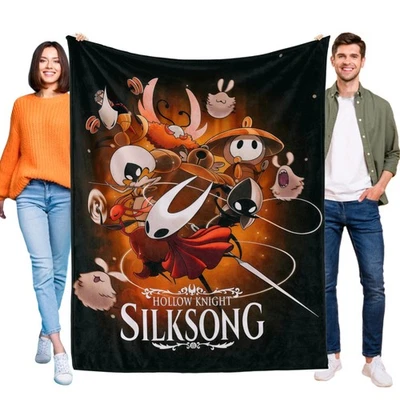Hollow Knight Silksong Blanket Soft Bed Sofa Throw Cozy Birthday Gift for Kids - Image 1 of 4
