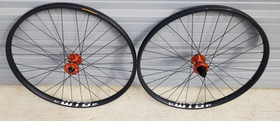 27.5" WTB STi 30 30mm tubeless  6 bolt  bike wheels  Boost  MicroSpline Orange - Image 1 of 4