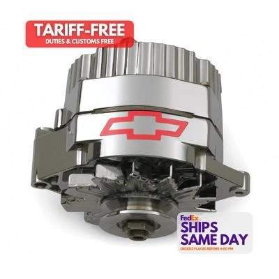 Proform 141-659, One Bowtie Chrome Fits Gm 80 Amp Alternator 1-Wire Performance - Image 1 of 4