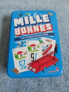 Mille Bornes Classic Racing Card Game Dujardin Cards Metal Tin Cards are Sealed - Picture 1 of 6