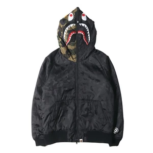 A BATHING APE A APE Jacket Size: SizeM Shark Jacquard camouflage Monkey DDU - Picture 1 of 7