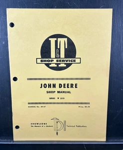 USED I&T SHOP SERVICE REPAIR MANUAL TRACTOR John Deere 2510 JD-27 - Picture 1 of 1