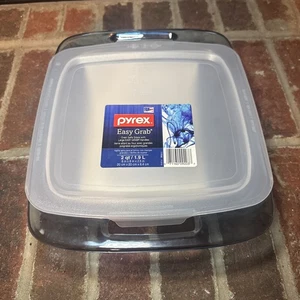 Pyrex Easy Grab 2-Qt Casseruola in Vetro 8x8x2,5 Vetro Temperato Teglia da Forno - Foto 1 di 6