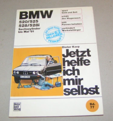 Pre-owned Manual de Reparación BMW 5er - 520 525 528 528i-6-Zylinder Hasta 1985 - Imagen 1 de 4