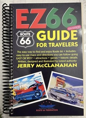 Route 66 EZ 66 GUIDE FOR TRAVELERS 5th EDITION By Author Jerry Mcclanahan - Image 1 of 4
