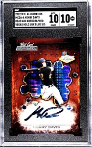 Henry Davis 2022 Wild Card Alumination Dead Aim RC Auto /5 SGC GEM MINT 10 - Picture 1 of 3