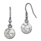 Amello Earrings Stainless Steel Earrings Ball Women's Silver Shiny White ESOS84J