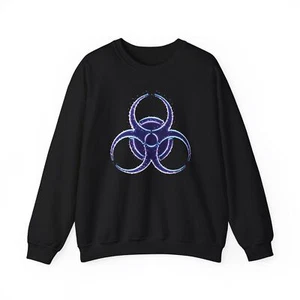 Felpa Biohazard Simbolo Logo Pericolo Avviso Grafica Tossica Cool 2024 Regalo - Foto 1 di 4