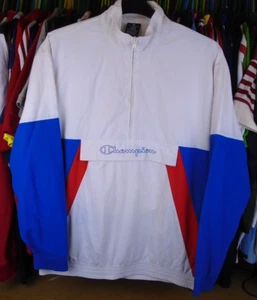 GIACCA ANTIPIOGGIA CHAMPION BIANCA PULL-OVER TOP GRANDE ADULTO - Foto 1 di 6