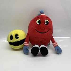 Pac-Man And The Ghostly Adventures Spiral & Pac-Man Lot Of 2 Plush - Picture 1 of 11