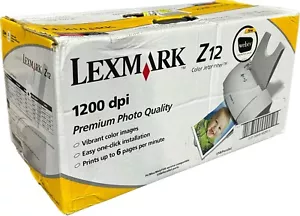 BRAND NEW! Lexmark Z12 Color Jet Printer 1200 dpi Premium Photo Quality 17E0285 - Picture 1 of 9