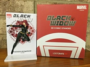 Marvel Loot Crate Company Black Widow Natasha Romanoff 3D Comic Book Standee - Picture 1 of 4