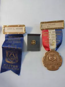 3 articoli Jr.O UAM nastri sessione annuale e una mini spilla 1930 e 1938 - Foto 1 di 1