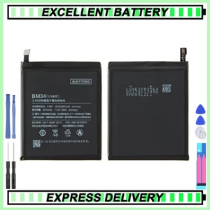 BM34 3010mAh Battery For Xiaomi Mi Note Pro BM34 4GB RAM High Quality - Zdjęcie 1 z 6