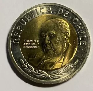 Elfe Chile 500 Pesos 2000 Kardinal Raul Silva Henriquez - Bild 1 von 2