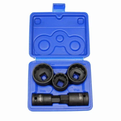 Hub Impact Socket Bit Set for VAG Vehicles 5 Pc 1/2" Drive 12 Point HEX US PRO - Image 1 of 4