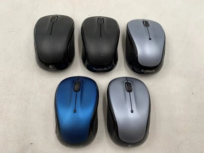 Mixed lot of 5 Logitech M325 mice M-R0039 w/o Dongle Free Shipping - Image 1 of 4