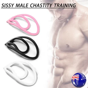 Fufu Clip Sissy Male Mimic Female Chastity Device Training Clip Cage Panty Belt - Picture 1 of 19