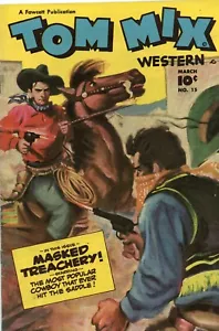 Tom Mix Western #15 VG/F 5.0 Fawcett 1949 vedi il mio negozio - Foto 1 di 2