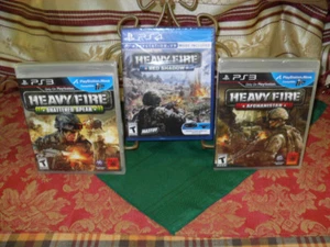 Heavy Fire Red Shadow PS4 VR/PS3 Afghanistan&Shattered Spear Bundle: New/Sealed! - Picture 1 of 3