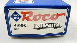 (MJ) Roco H0 46890 Carro a sponde alte (505 0 804-0) SBB-CFF con scatola originale - Foto 1 di 4