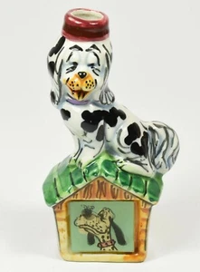 Rare Marmaca Italy Dog Shaped Liqueur Bottle with Dog & Bee Flicker Hologram - Picture 1 of 3