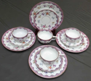 Antique Rosenthal Selb Bavaria 1842 Continental Pattern  Luncheon / Dessert Sets - Picture 1 of 15
