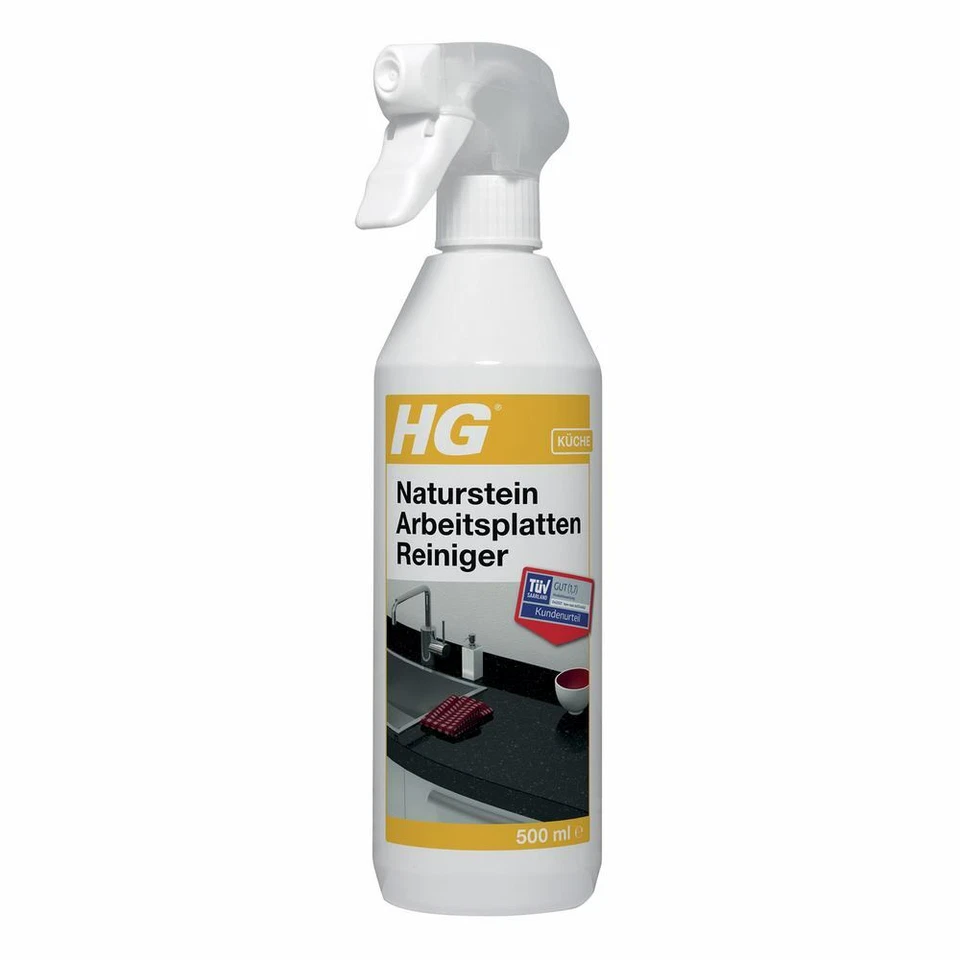 (12,58€/Liter) HG Naturstein Arbeitsplatten Reiniger 500ml Küche Granit Marmor - Bild 1 von 1