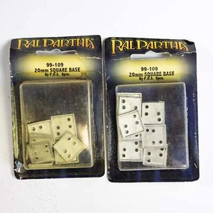 Ral Partha 20mm Square Base 99-109 - 2 packs - Picture 1 of 1