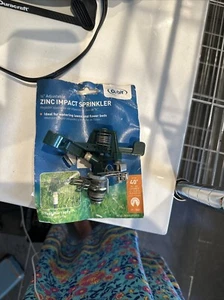 Orbit 1/2" Adjustable Zinc Impact Sprinkler Lawn Irrigation Sprinklers # 55015 - Picture 1 of 2