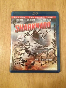 Firmato x12 Sharknado Blu-Ray DVD Tara Reid Ian Zeiring John Heard + 9 + Foto - Picture 1 of 1