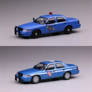 596Model 1:64 Michigan/Wisconsin State Police Blue Diecast Model Car - Picture 1 of 9