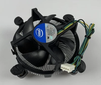 Intel CPU Cooler Con Ventola/Heatsink - 4 Pin - LGA 1150, 1151, 1155, 1156, 1200 - Immagine 1 di 4