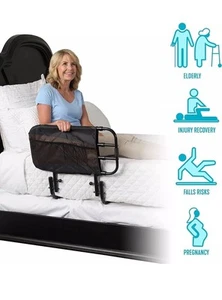 Stander EZ Adjust Bed Rail Adjustable Safety Fall Support Assist Mobility - Picture 1 of 5