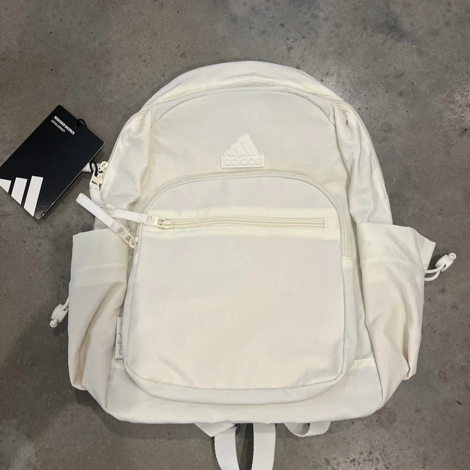 adidas Weekender Mini Backpack Small Fashion Bag Off White No ship state CA