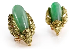 Buccellati Ohrringe Clipse Jade 750 Gelbgold Rosegold [BRORS 20473] - Bild 1 von 5